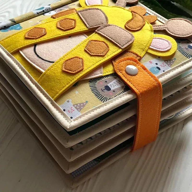 Quiet Book Montessori Baby Toys Felt Busy Book Kids