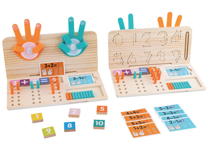 Montessori Digital Teaching Aids Finger Calculation Educational Toys