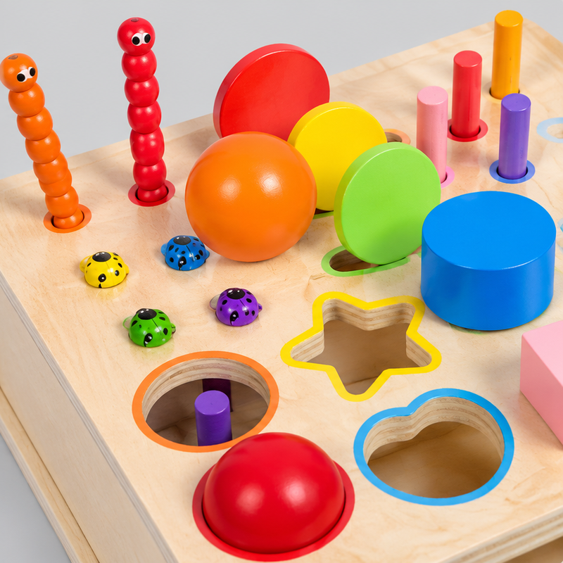Montessori Shape Sorting Coin Box
