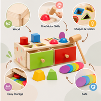 Montessori Shape Sorting Coin Box