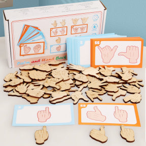 Montessori Digital Teaching Aids Finger Calculation Educational Toys