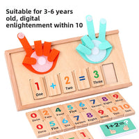 Montessori Digital Teaching Aids Finger Calculation Educational Toys