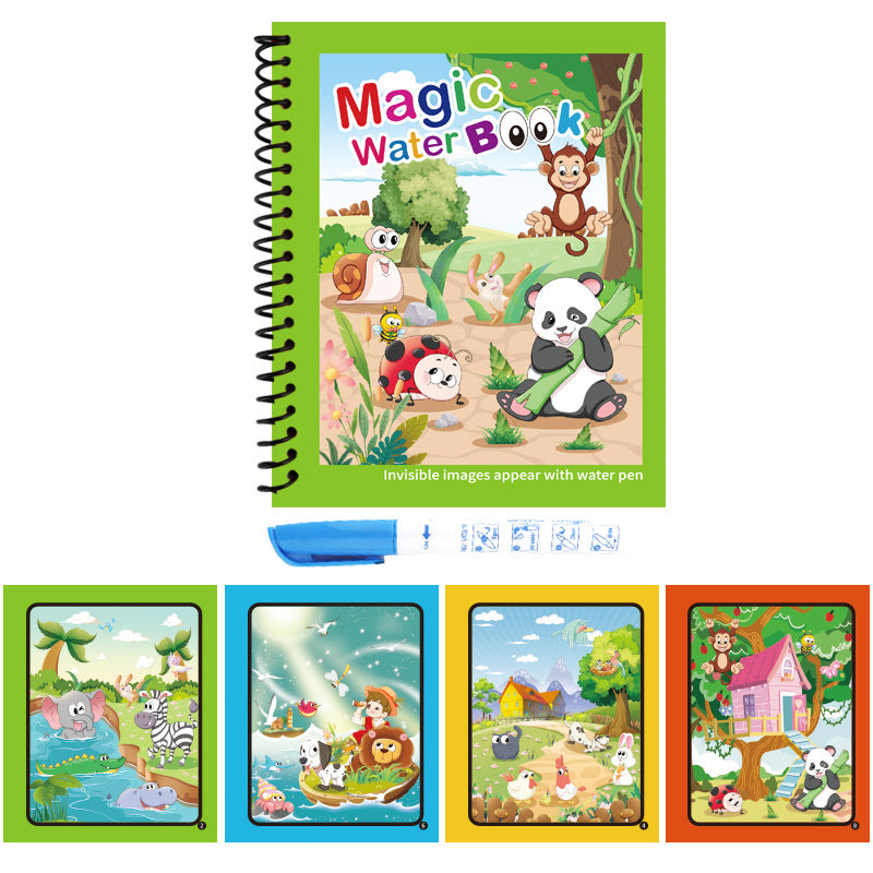 Childrens Magic Water Drawing Book