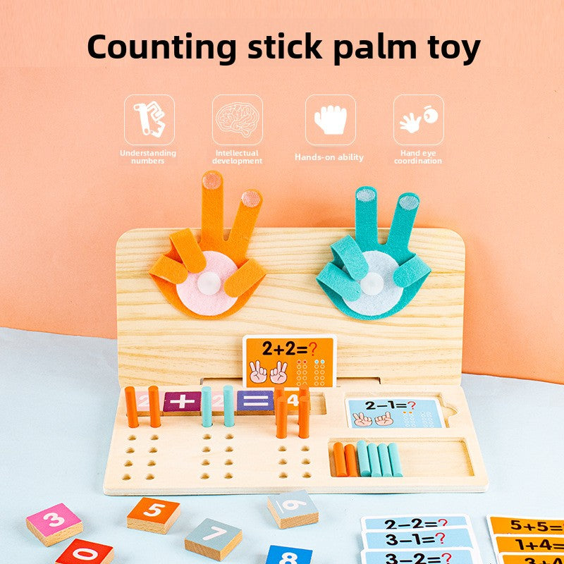 Montessori Digital Teaching Aids Finger Calculation Educational Toys