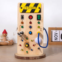 Wooden LED Sensory Busy Board