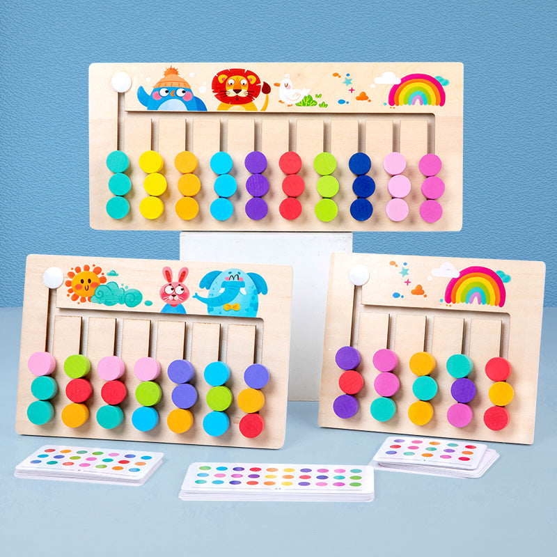 Wooden Montessori Color Matching Chess