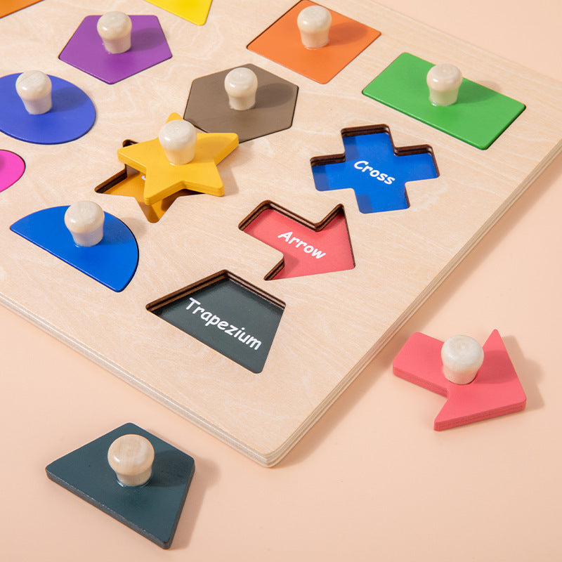 Montessori Magnetic Geometric Shape Puzzle Board