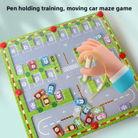 Wooden Magnetic Alphabet Maze Toy for Kids