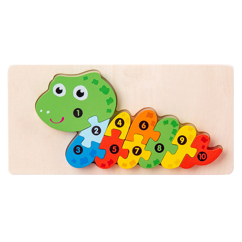 Wooden 3D Puzzle Educational Toy