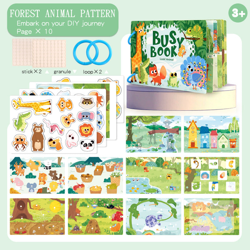 Montessori Busy Book for Early Learning