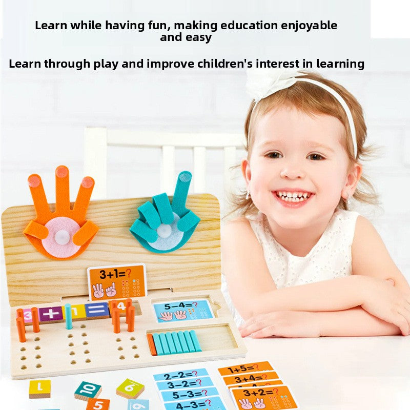 Montessori Digital Teaching Aids Finger Calculation Educational Toys