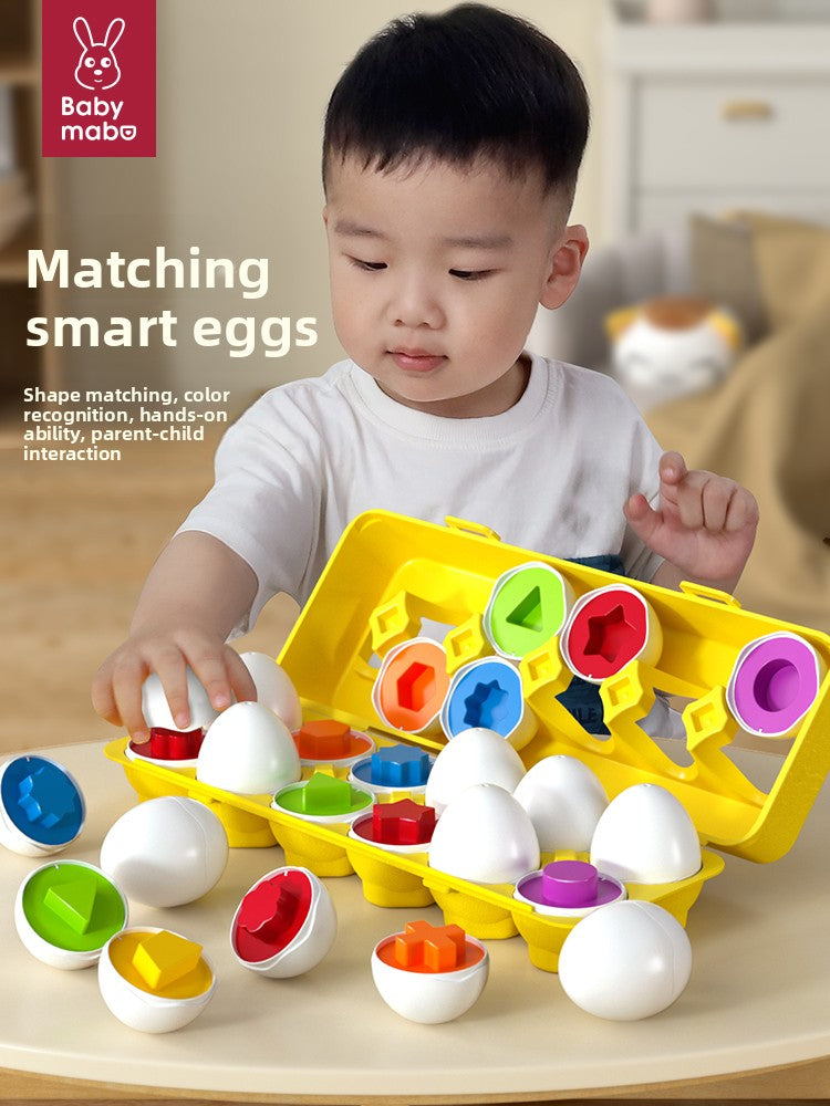 Shape Matching Sorting Eggs