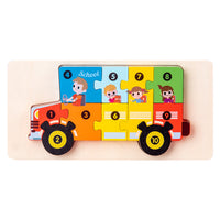 Wooden 3D Puzzle Educational Toy