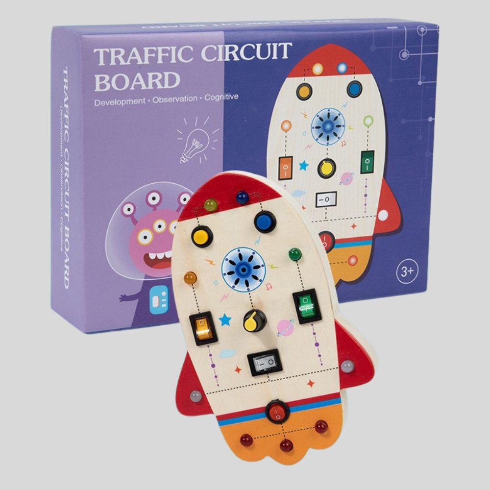 Wooden LED Animal Busy Board