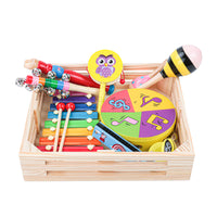 Wooden Early Education Musical Instrument Set for Infants