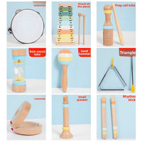 Wooden Early Education Musical Instrument Set for Infants