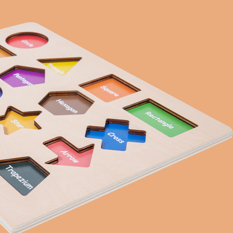 Montessori Magnetic Geometric Shape Puzzle Board