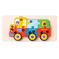 Wooden 3D Puzzle Educational Toy