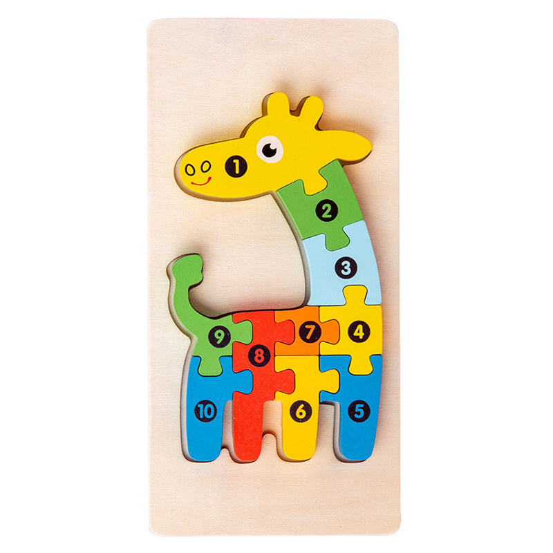 Wooden 3D Puzzle Educational Toy