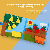 Montessori Farm Animal Felt Book