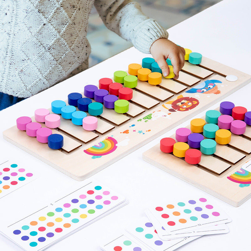Wooden Montessori Color Matching Chess