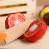 Wooden Vegetable & Fruit Cutting Set