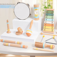 Wooden Early Education Musical Instrument Set for Infants