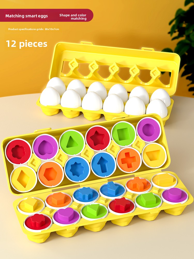 Shape Matching Sorting Eggs
