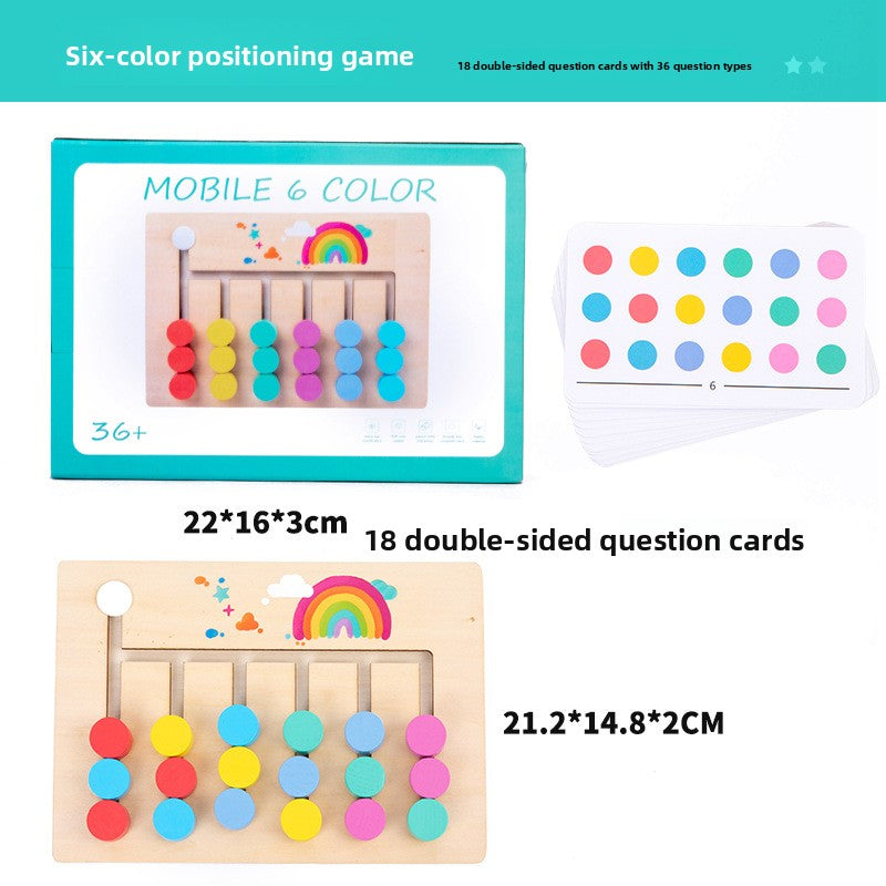 Wooden Montessori Color Matching Chess