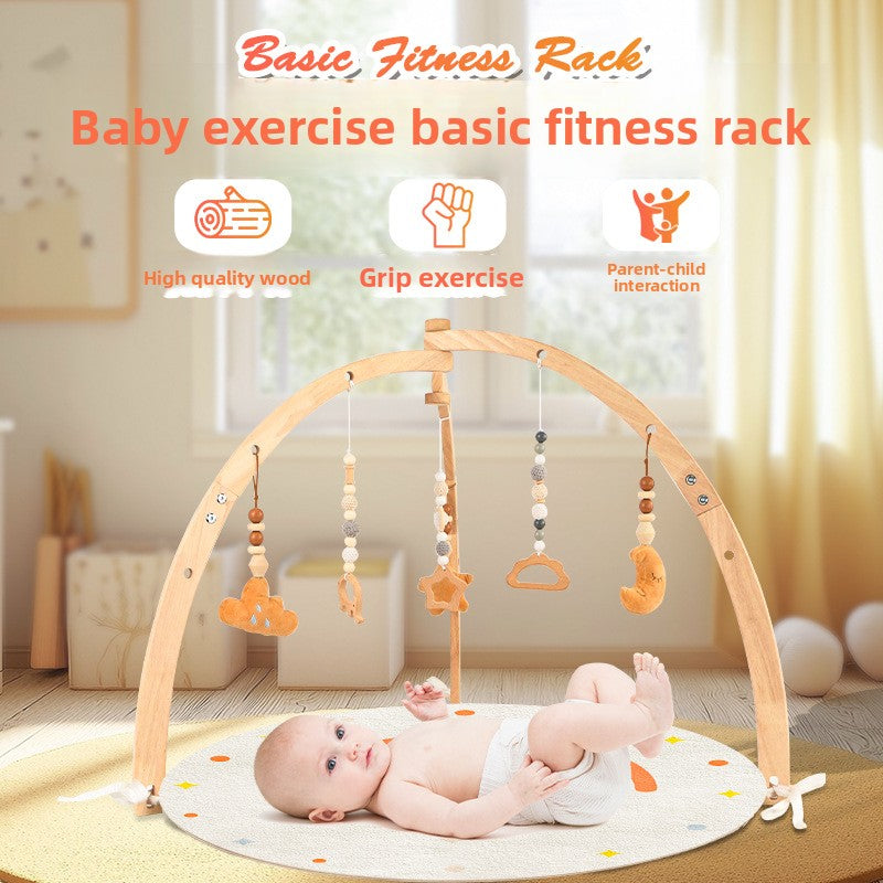 Wooden Baby Activity Gym Rack