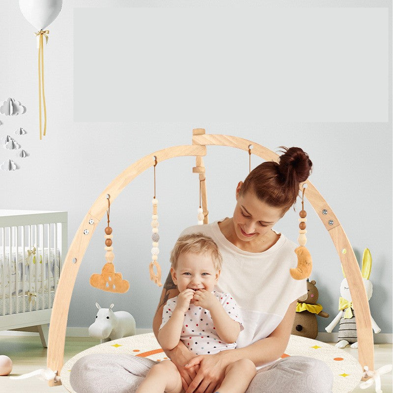 Wooden Baby Activity Gym Rack