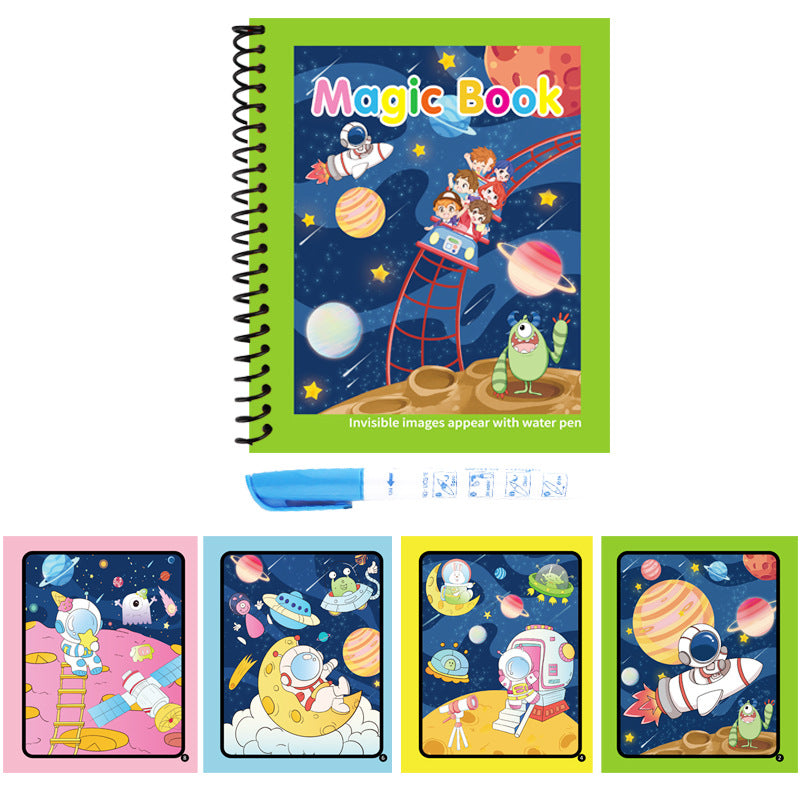 Childrens Magic Water Drawing Book