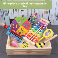 Wooden Early Education Musical Instrument Set for Infants