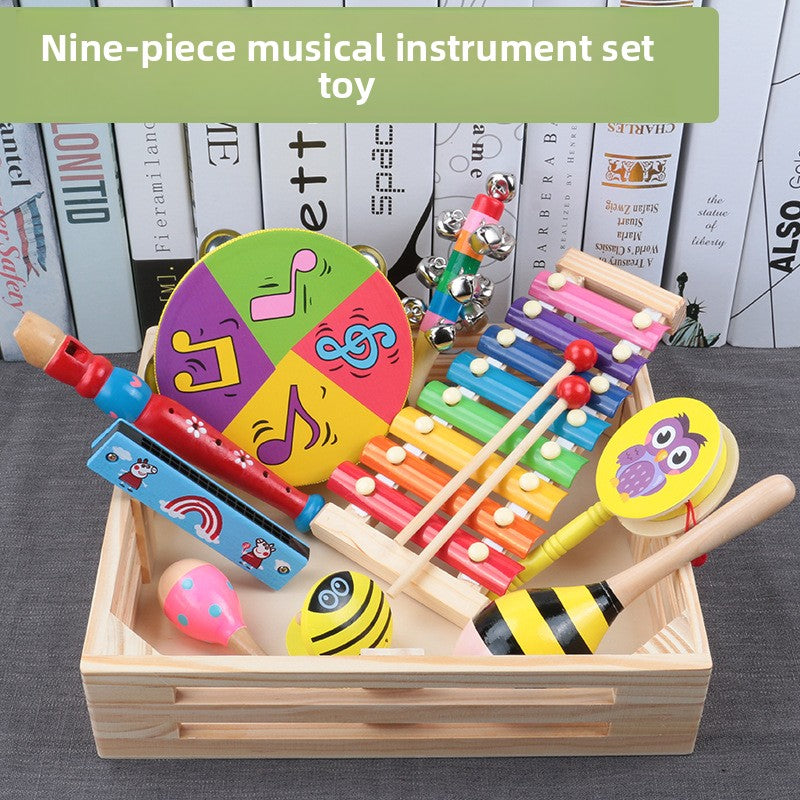 Wooden Early Education Musical Instrument Set for Infants