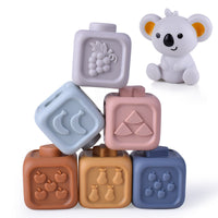 Infant Soft Rubber Stacking Blocks