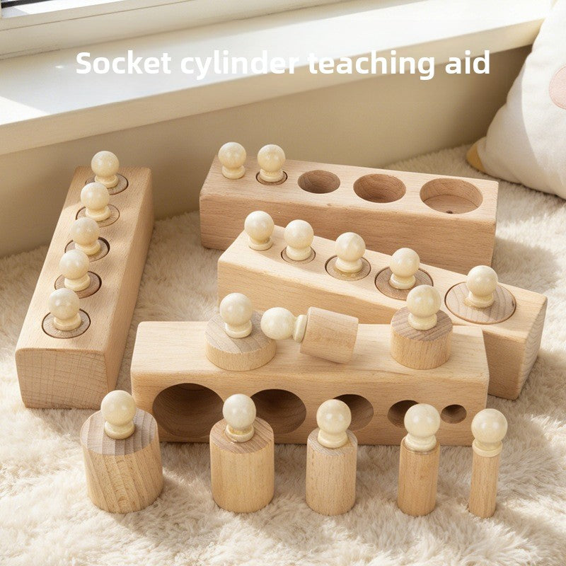Montessori Sensory Cylinder Blocks