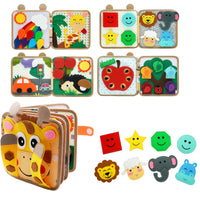 Montessori Animal Busy Book for Toddlers