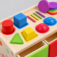 Montessori Shape Sorting Coin Box
