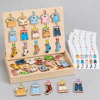 Wooden Pretend Clothes Drying Rack