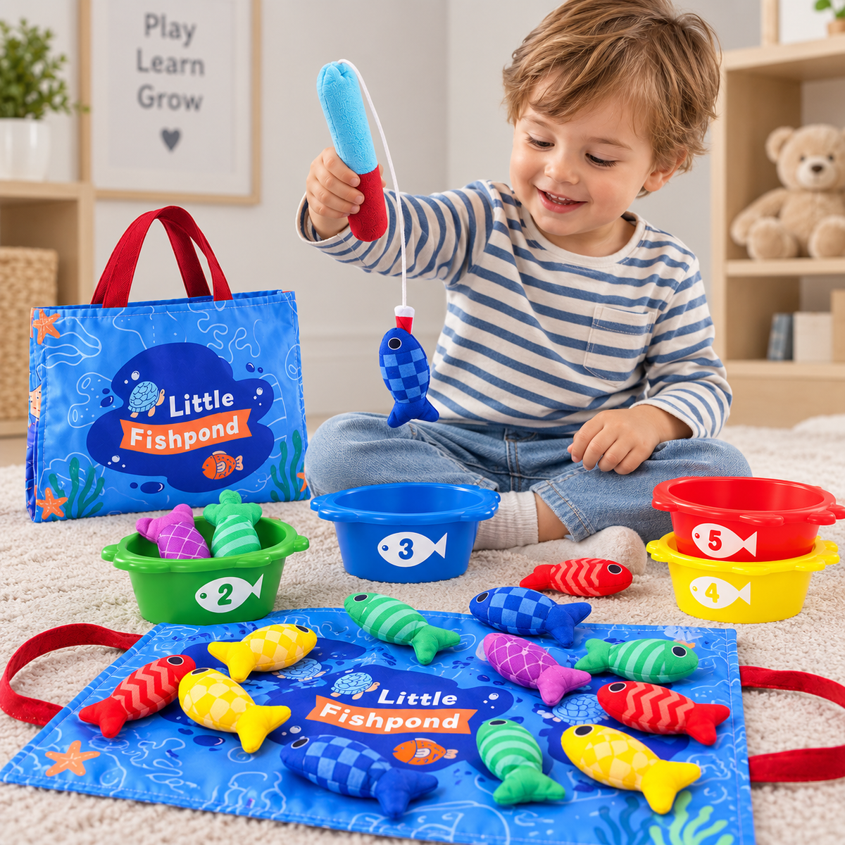 Soft Fabric Fishing & Matching Toy