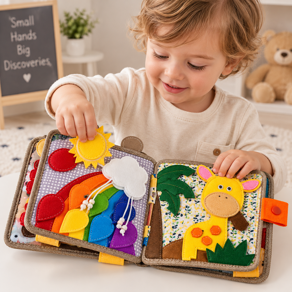 Felt Quiet Book for Toddlers