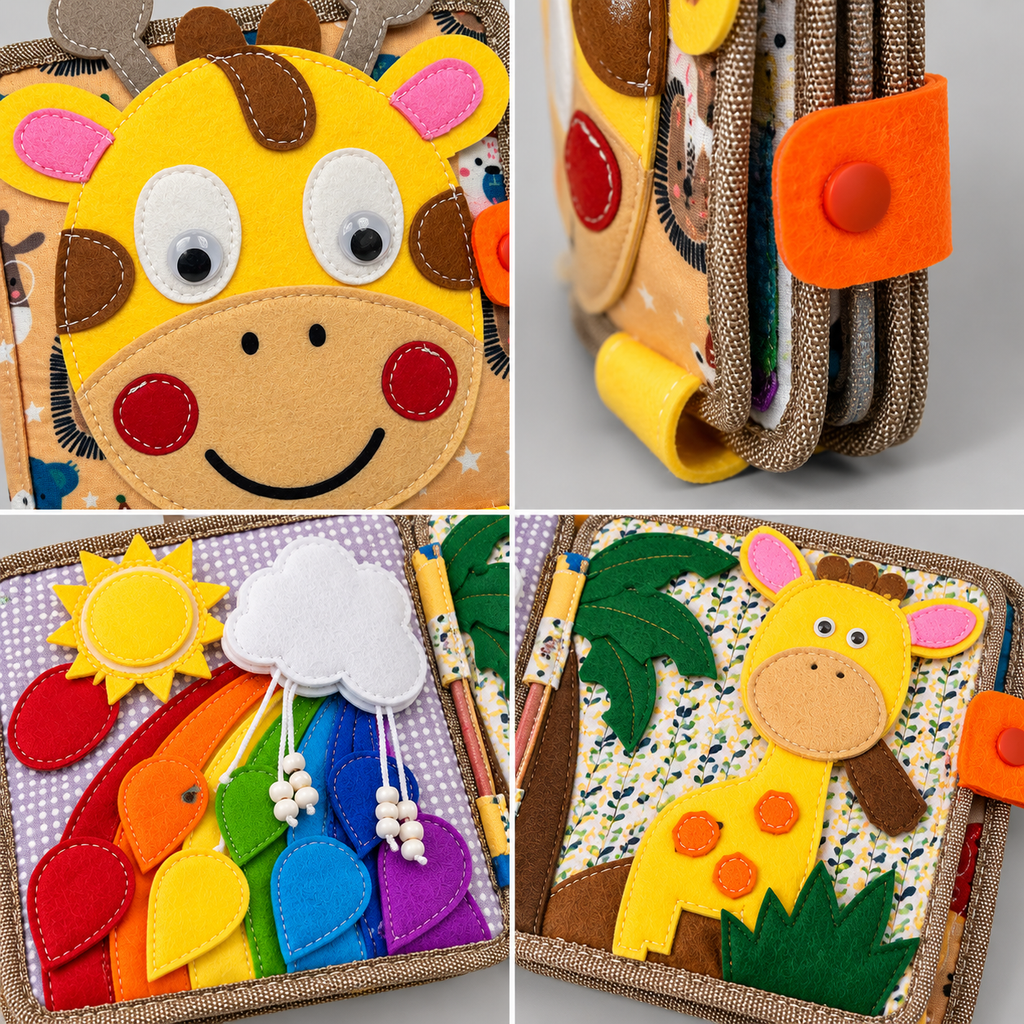 Felt Quiet Book for Toddlers