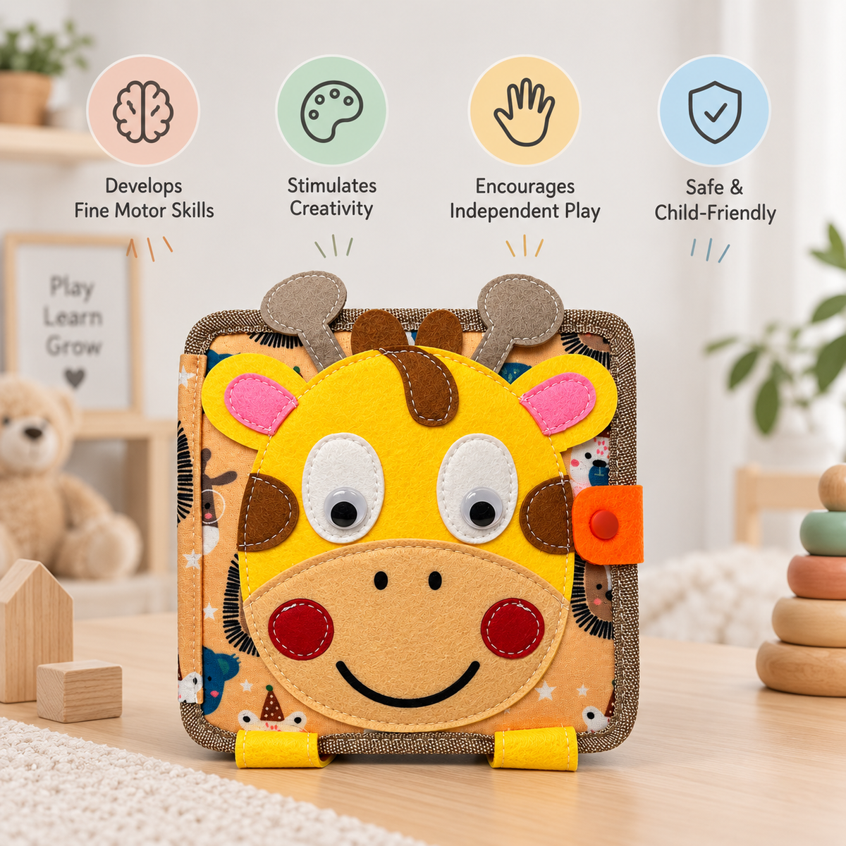 Felt Quiet Book for Toddlers
