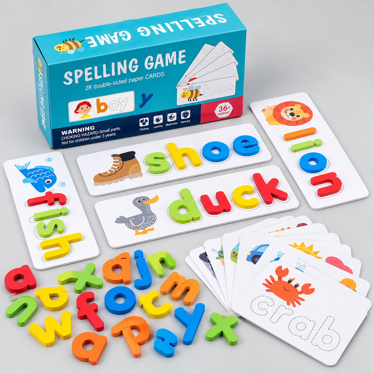 Wooden Alphabet Spelling Puzzle