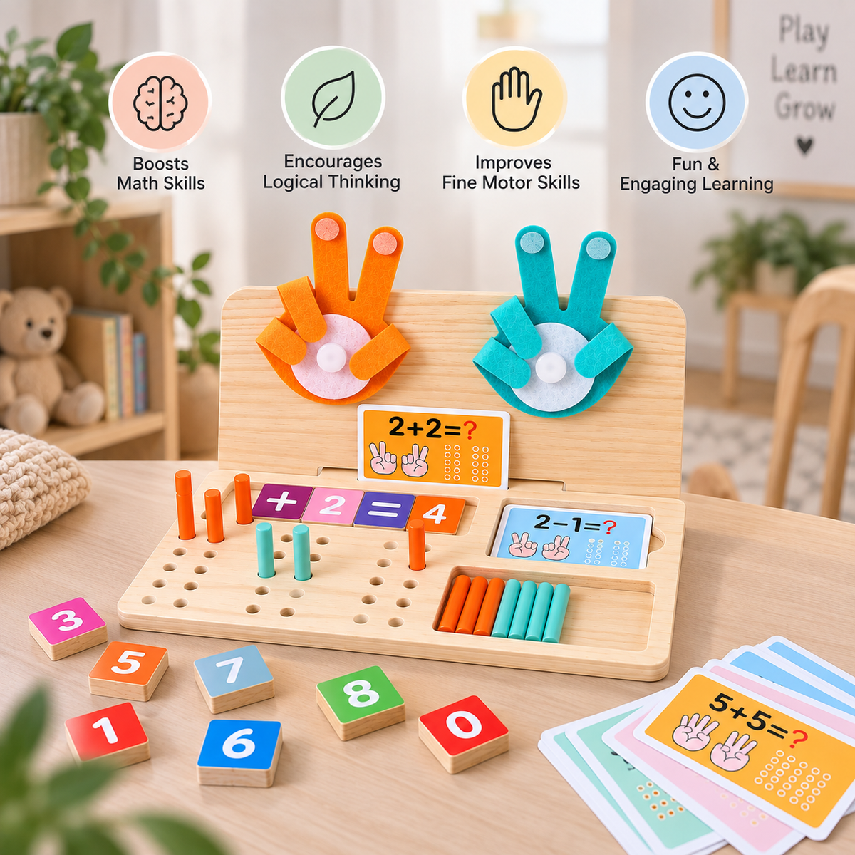 Montessori Finger Counting Abacus