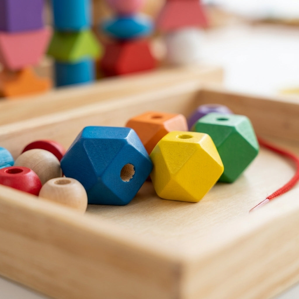 Montessori Geometric Bead & Column Box