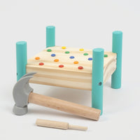 Wooden Hammer & Peg Percussion Board