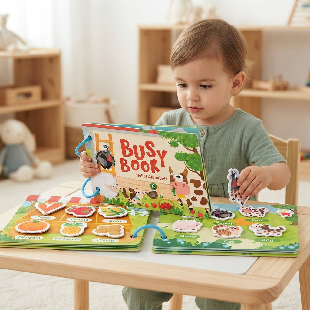Montessori Themed Learning Busy Book