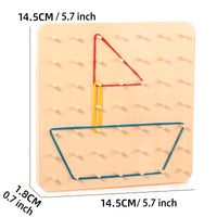 Montessori Geoboard Shape Puzzle