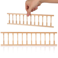 Wooden Dollhouse Fence & Handrail Accessory